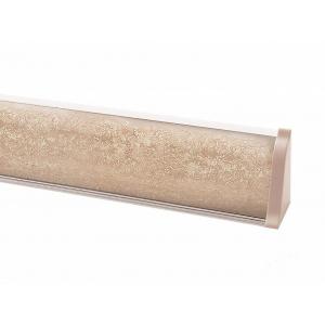 РАСПРОДАЖА! ПЛ 113.130 Плинтус 1300 Слоновая кость ПРЕМИУМ ( с заглушками) уплотнитель прозрачный