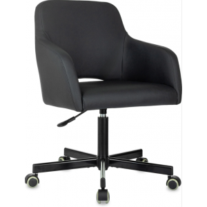 Кресло CH-380M /черный экокожа/