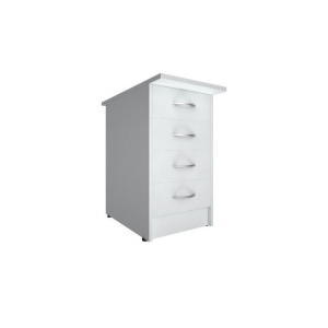 RIVA А.ТП-4.2F-S Тумба приставная с фолдингом 412*720*750 /белый/