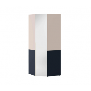 905.09 Шкаф угловой правый с зеркалом 890х890х2250