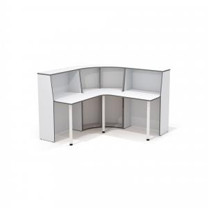 А-80 (x2)+А-90+L-710 (х3) Стойка администратора /светло-серый/