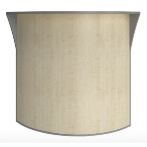 RIVA  А.РС-5 Стойка угловая (радиусный элемент - ХДФ) 950x950x1150 мм /клен/металлик/