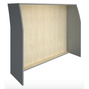 RIVA  А.РС-3 Стойка прямая 1400  1444x506x1150 мм /клен/металлик/