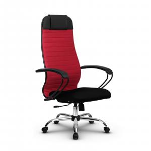 Кресло B 1b 21/К130, Основание 17833,ткань черный/красный,CH