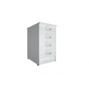 RIVA А.ТП-4.1F-S Тумба приставная с фолдингом 412*600*750 /белый/