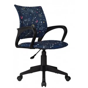 Кресло детское BUROKIDS 1 /темно-синий зодиак/