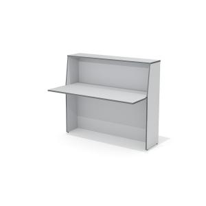 А-140 Стойка администратора 140*75*120 /светло-серый/