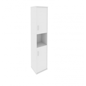RIVA А.СУ-1.5 (R) Шкаф высокий узкий правый 404*365*1980 /белый/