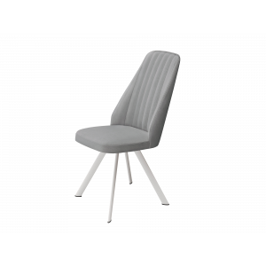 Монреаль (03) Даллас светло-серый/Белый Стул 470х650х950