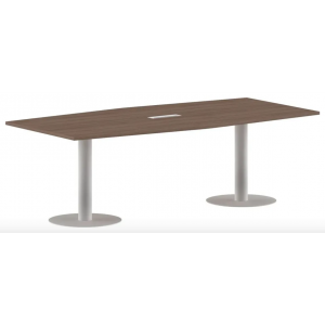 ПРГ-4 Стол для переговоров 2400x1200x750 мм /ясень шимо/белый/