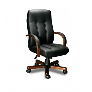 Кресло для руководителя FORUM A LAGUNA Экокожа /Черный/