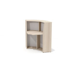 А-90 Стойка администратора 90*90*120/ясень шимо/светло-серый