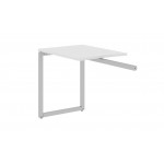 Брифинг-приставка XQR 869  800x600x750  /Белый/Алюминий/