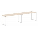 Рабочая станция XQWST 3270  3206x700x750 /Бук Тиара/Белый/