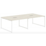 Конференц-стол  XQSCT 2714  1600x1500x750 /Сосна Эдмонд/Белый/