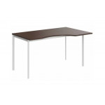 Стол эргономичный правый CA-2S(R)  1400x900x755 /Венге Магия/Белый матовый/