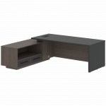 VCT 2319 (L/R) Стол руководителя 2300х1900х750 /Дуб Сильвер/Яшма/