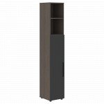 VHCS 40.6 Шкаф-колонка с глухой средней дверью 400х430х2253 /Дуб сильвер/Яшма/