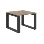 Стол журнальный ECT 6060  600x600x450/Кария Пальмира/Антрацит/