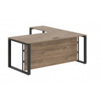 Стол с боковой приставкой правый ECT 1819H R  1800x1900x750 мм/Кария Пальмира/Антрацит/