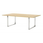 Стол для переговоров 101 901  2200x1200x760 мм/Дуб светлый/Хром/