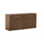 Шкаф закрытый 101 721  1620x440x820 мм/Орех/Хром/