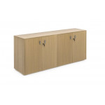 Шкаф H.82, 4 двери 109 721  1620x440x820 мм/Светлый эвкалипт/Черный/