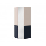 905.09 Шкаф угловой правый с зеркалом 890х890х2250