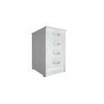 RIVA А.ТП-4.1F-S Тумба приставная с фолдингом 412*600*750 /белый/