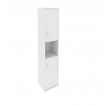 RIVA А.СУ-1.5 (R) Шкаф высокий узкий правый 404*365*1980 /белый/
