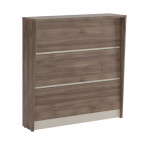 NLN36390303 Стойка ресепшн 120,4x35,4x123,5 /дуб шамони темный/