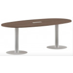 ПРГ-3 Стол для переговоров 2200x1100x750 /ясень шимо/белый/