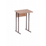 СУ 01.01.07 Л Стол 1-мес. учен-кий (рост №7) /каркас корич., ЛДСП БУК/