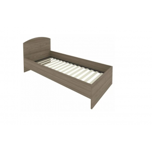 Кровать с изголовьем и ортопедическим основанием С-КИ-90 /950x2050x900 мм/Вяз благородный/