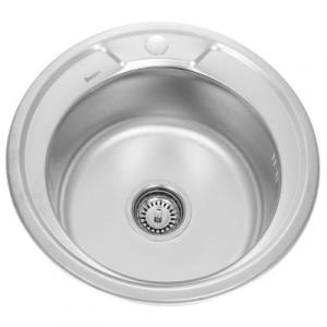 Мойка врезная Sinklight 510 мм 0.8/180 + сифон/