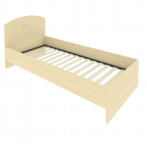 Кровать с изголовьем и ортопедическим основанием С-КИ-90 /950x2050x900 мм/Акация лорка/