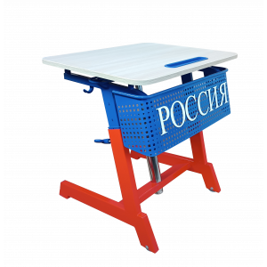 СОШ-92 Стол ученический одноместный “Патриот-1п”  регулируемый газлифтом, группы роста № 3-7