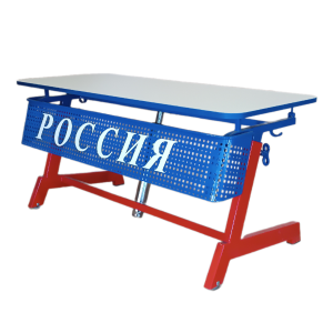 СОШ-93 Стол ученический двухместный “Патриот-2п”, регулируемый газлифтом, группы роста № 3-7