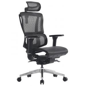 Кресло для руководителя Mega  Сетчатая ткань/Черный/