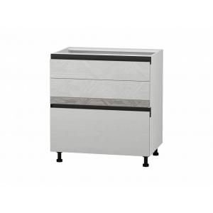 104.92.1 Стол с 3 ящиками (с системой плавного закрывания) 800х560х880