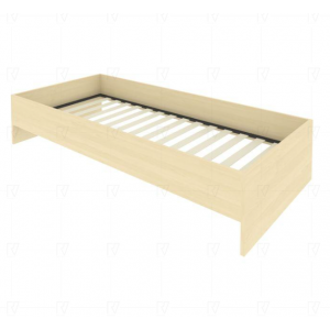 Кровать без изголовья с ортопедическим основанием С-К-90 /950x2050x400 мм/Акация лорка/