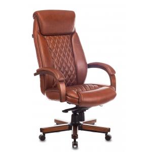 Кресло T-9924WALNUT Светло-коричневый Leather Eichel кожа+к/з