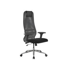 Кресло для руководителя Sit 8 B1-8D (M09.B23.G18.W01) Светло-серый/Черный/
