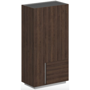 Шкаф правый OL-20-15.R  950x550x1520 мм/Дуб гладстоун табак/