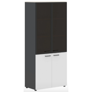 Шкаф комбинированный с дверьми в металлической рамке JHC 85.7  856x450x1950 мм/