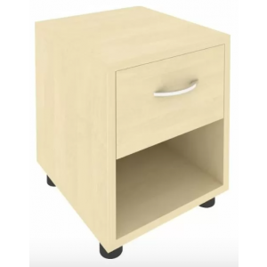 Тумба прикроватная с нишей и ящиком С-ТПЯ-3 /400x450x500/Клён/