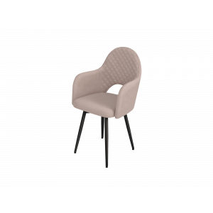 Леон (02) Даллас Кашемир/черный Стул 600х600х920