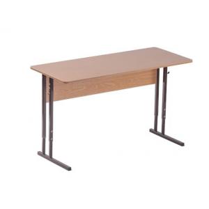 СУР А.02.35 Л Стол 2-х мес.рег.(рост №3-7) каркас серый., ЛДСП  БУК