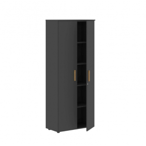 Шкаф с глухими дверьми FHC 80.1(Z)  802x429x1983 /Графит/Графит/Дуб/