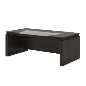 FRAN104MUS.H1199 Стол прямой 1,8м (столешница с накладным бюваром) (Дуб Термо)